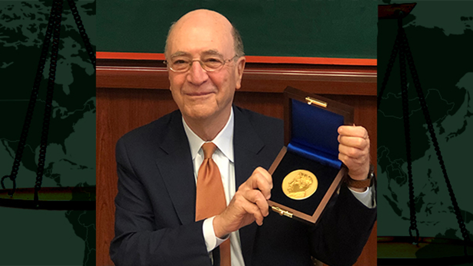 Bernard Oxman Honored with Prestigious Hudson Medal