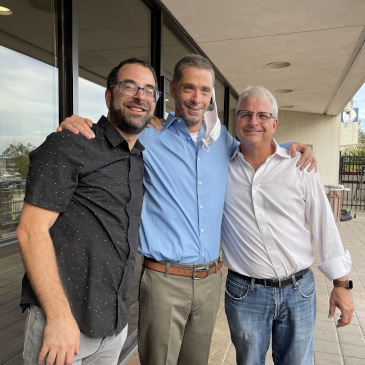 PICTURED L TO R: Seth Miller, with Dustin Duty, and Craig Trocino