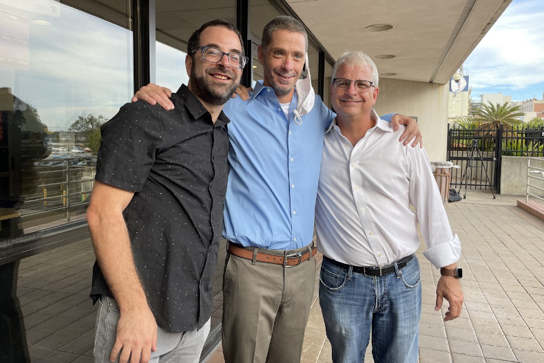 PICTURED L TO R: Seth Miller, with Dustin Duty, and Craig Trocino