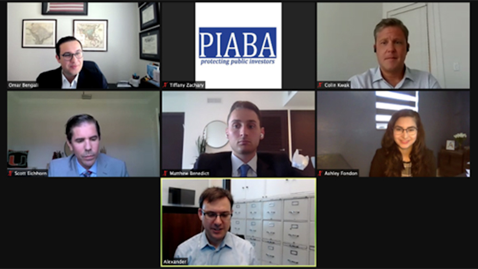 Protecting Public Investors Video Conference Panel