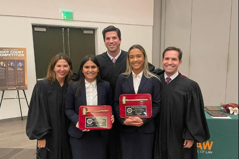 Amassing Best Moot Court Team – Yearly Competition is Reason Miami Law is 17th in U.S.