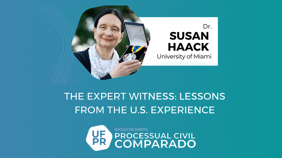 Professor Susan Haack Delivers Virtual Lecture in Brazil