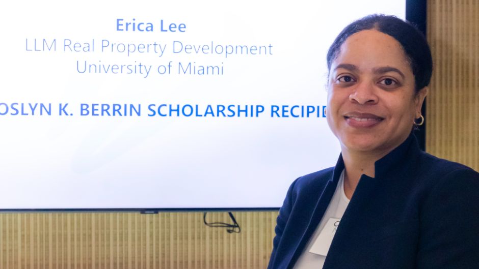 LL.M. Student in Real Property Development Awarded CREW Miami Scholarship