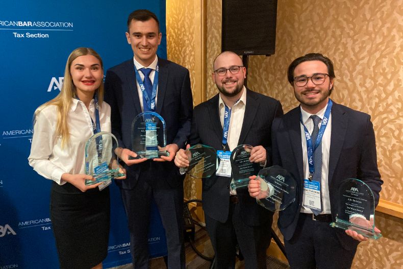 Miami Law Teams Win First and Second Place in the ABA Tax Section’s Law Student Tax Challenge   