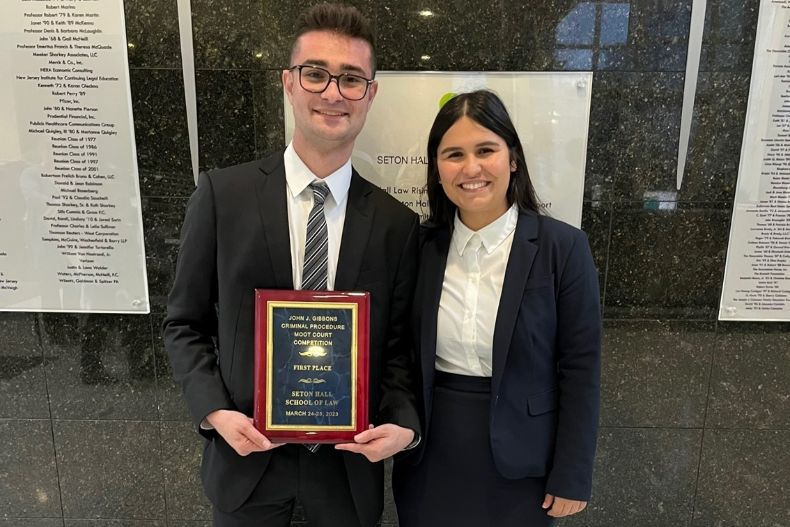 Moot Court Team Is Champions of John J. Gibbons Criminal Procedure Competition
