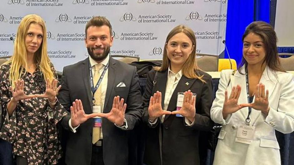 International Law Program Students Network at Acclaimed D.C. Conference  
