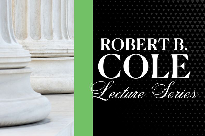 Chief Judge for the U.S. Court of Appeals for Veterans Claims presents Cole Lecture