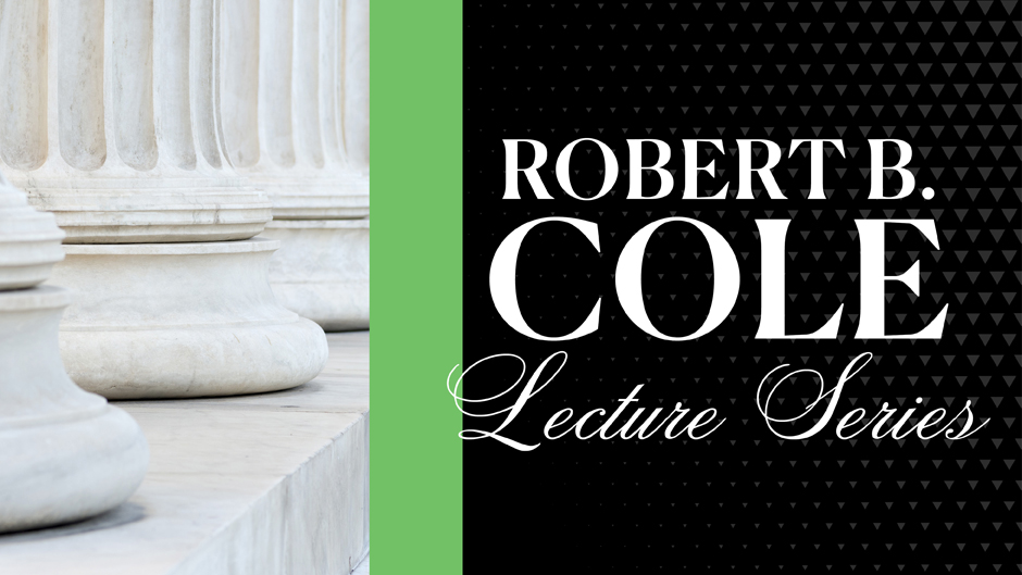 Chief Judge for the U.S. Court of Appeals for Veterans Claims presents Cole Lecture