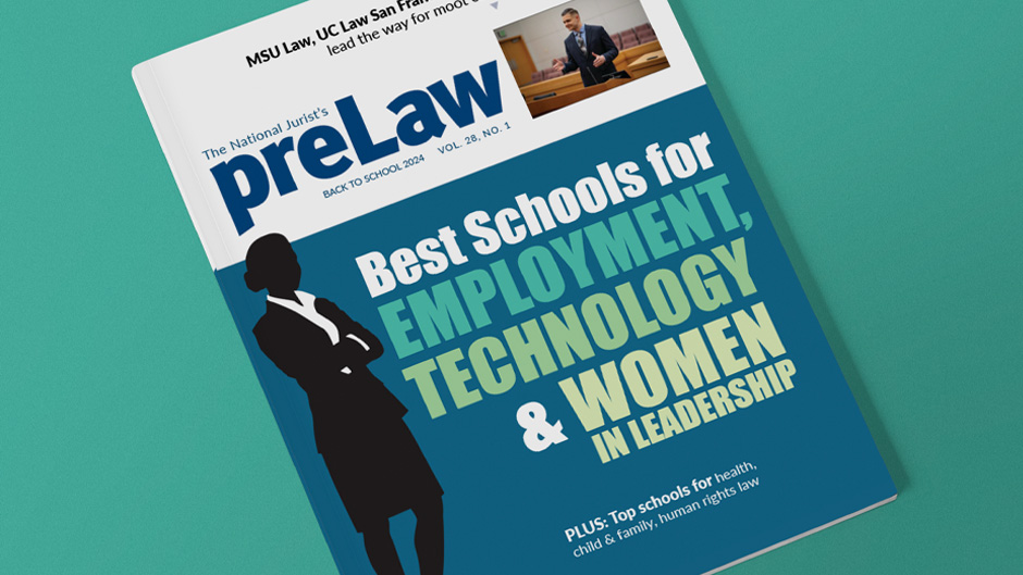 PreLaw magazine bestows high marks on the School of Law in legal technology, moot court, and more