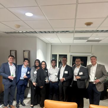 The School of Law's Business Law Review held its annual fireside chat
