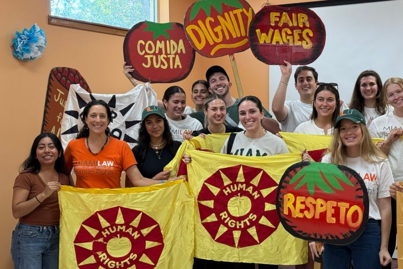 School of Law students learn about corporate accountability from farmworkers