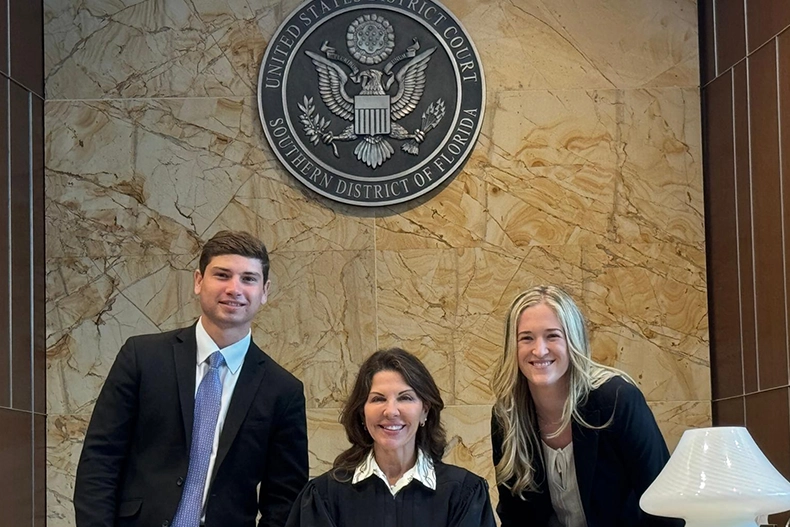 Inside Judge Bloom’s chambers: Law students reflect on summer internship experience