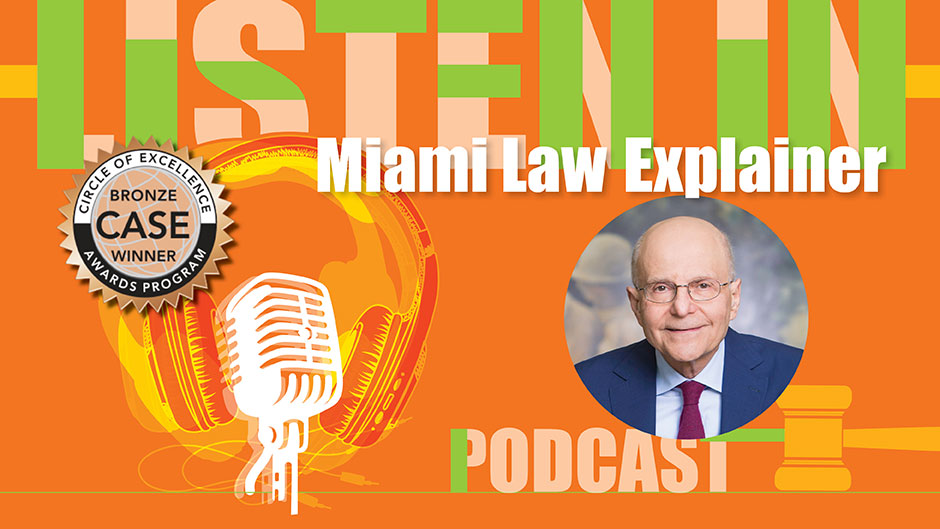 Professor Irwin Stotzky discusses Haiti’s perpetual crisis on Miami Law’s Explainer podcast