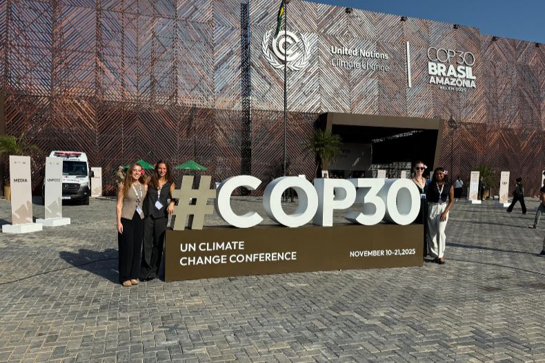 UM students anchor small Islands in a global storm at the COP30 in Brazil