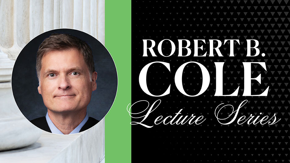 Robert B. Cole Lecture Series hosts centennial fireside chat with Florida Chief Justice Carlos G. Muñiz