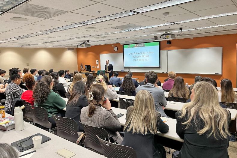 From Solicitor General to the bench: Miami Law students gain front-row access to legal titans