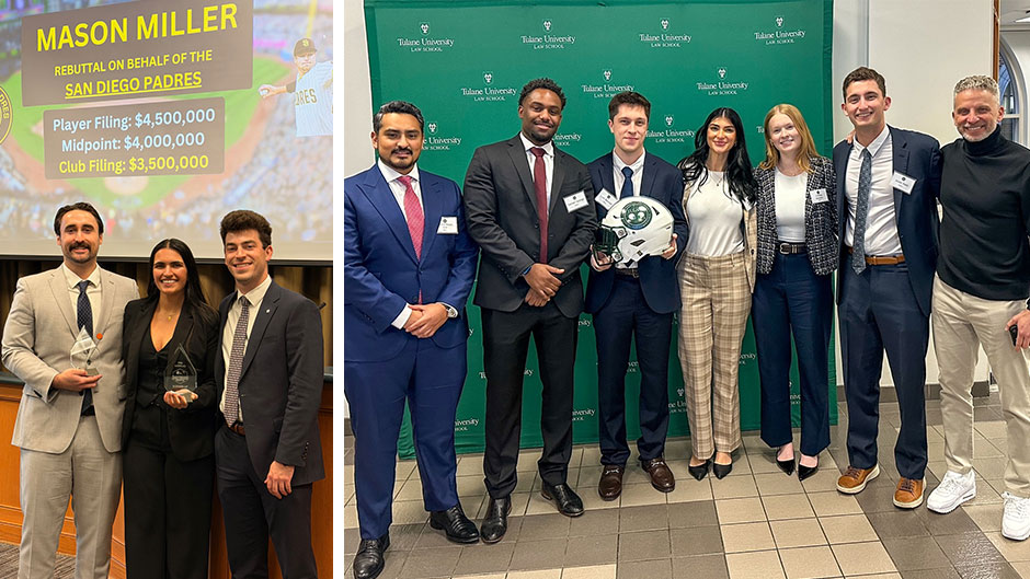 Students score big in elite football and baseball negotiation competitions