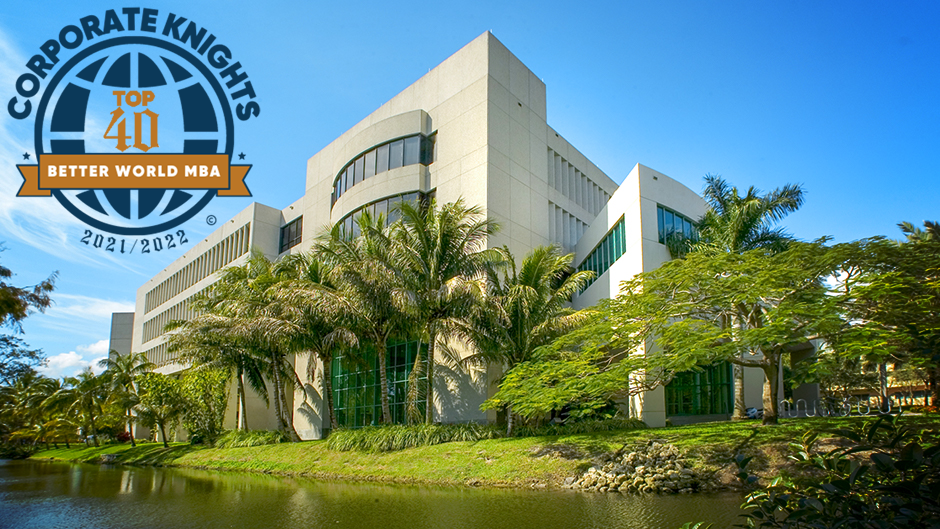 Miami Herbert MBA program ranks No. 6 in the U.S. in Corporate Knights’ 2021 sustainability rankings 