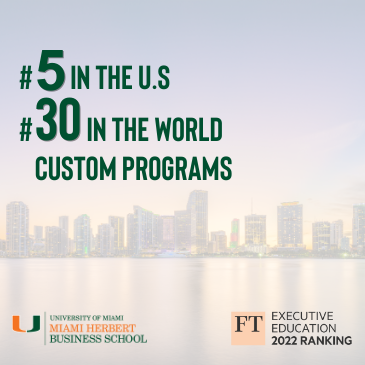 Miami Herbert non-degree executive education programs debut as No. 5 in Financial Times ranking