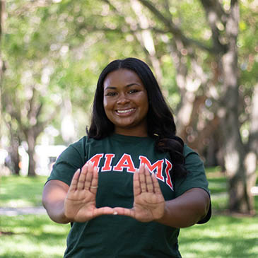 Graduating senior seizes every opportunity at the University of Miami