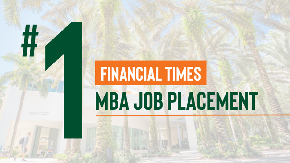 Miami Herbert earns No. 1 spot in M.B.A. job placement