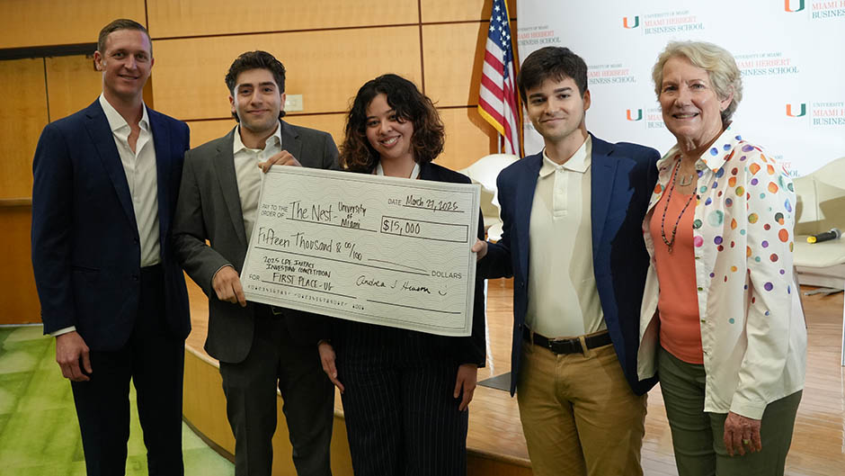 Miami Herbert students win big in national CRE competition