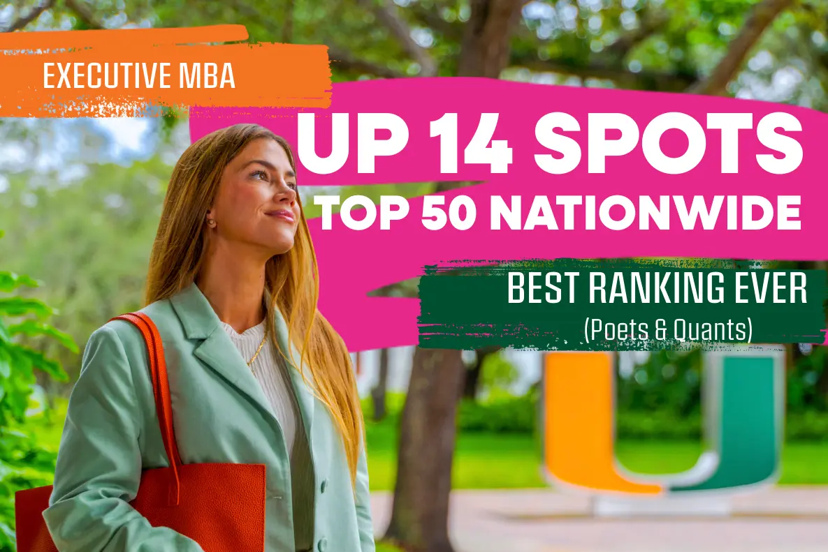 A big leap forward: Executive MBA jumps 14 spots into the top 50