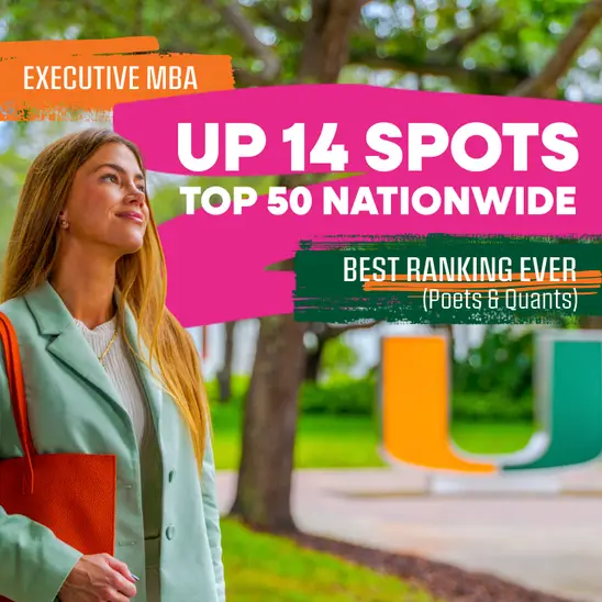 A big leap forward: Executive MBA jumps 14 spots into the top 50