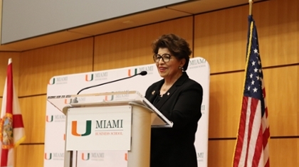US Treasurer Jovita Carranza (MBA '02) Returns to MBS