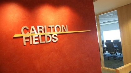 Carlton Fields Becomes Official Legal Partner for Entrepreneurship Program, Business Plan Competition