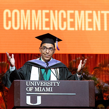 From commencement to construction: Graduate student aims to make his mark in Miami  