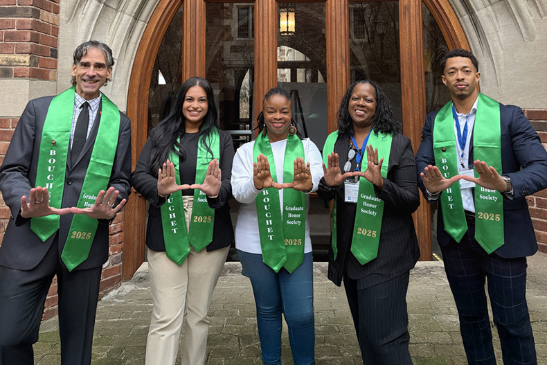 Ph.D. Candidates Inducted into Honor Society 