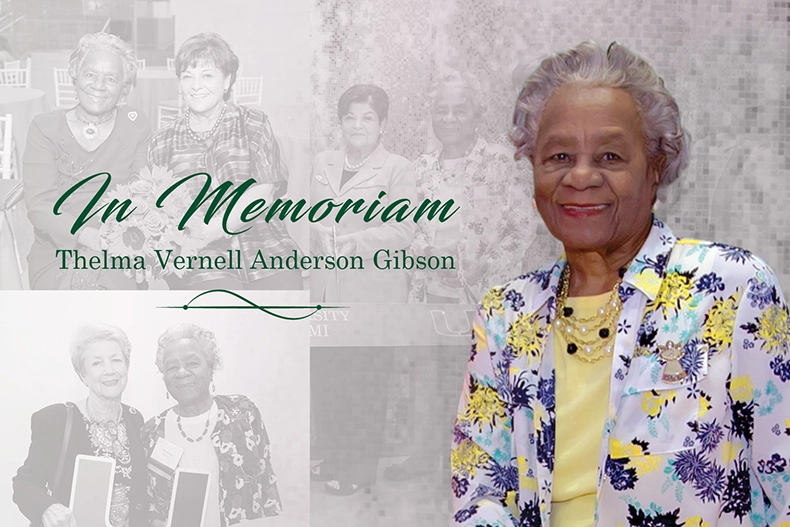 In Memoriam: Thelma Vernell Anderson Gibson 