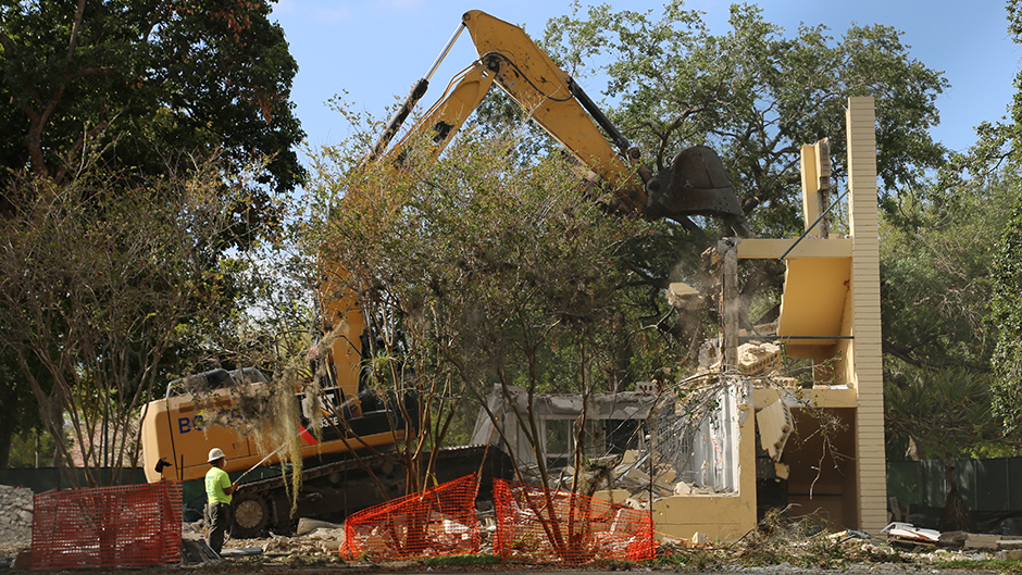 Site works begins to prepare for new student housing and School of Architecture studio