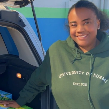 Online engineering students collaborate across four states to deliver holiday support to families in need 